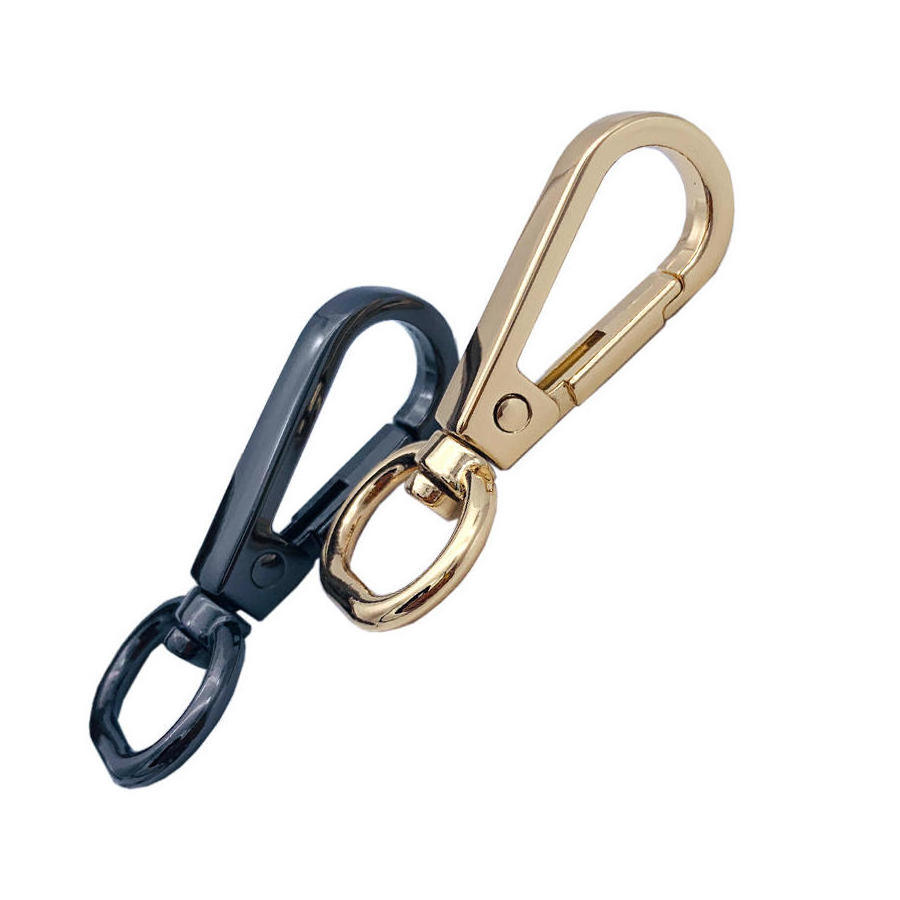 Custom Logo Size Zinc Alloy Hardware  Dog Swivel Snap Hooks For Bag Handbag