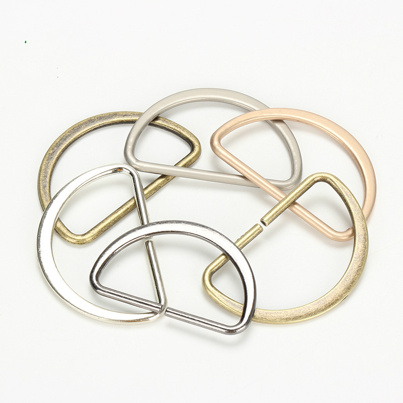 50mm Customized Size High Quality Custom Metal Buckle Brass Open D Ring