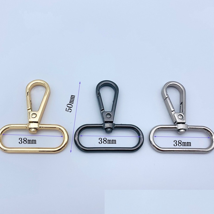 Customized Bag Hardware Dog Hook Lanyard Metal Carabiner Swivel Bolt Snap Hook Supplier