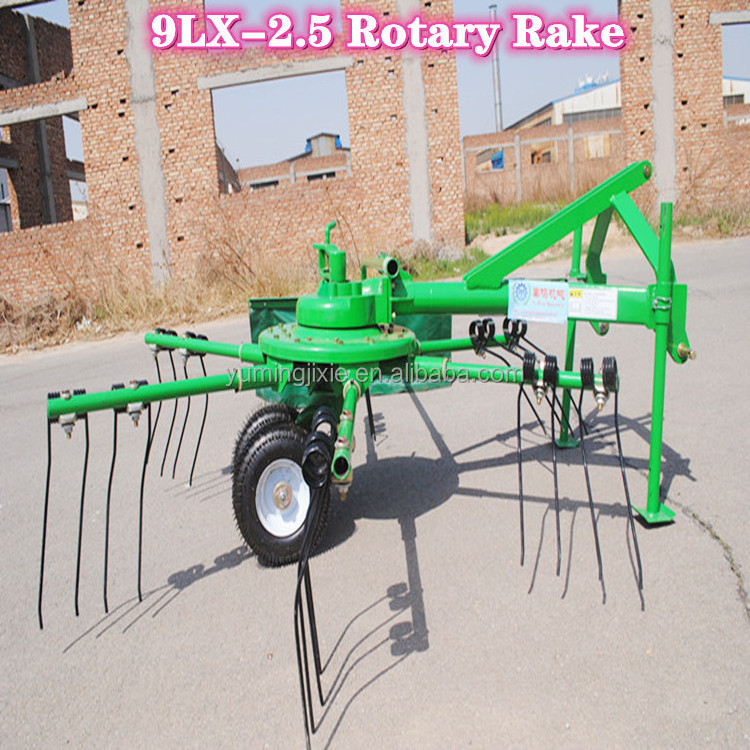 Tractor PTO Driven Hay Rake Machine For Sale