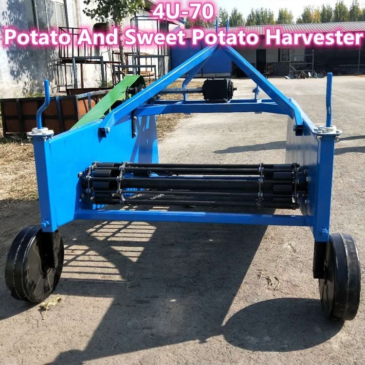 Taro Agricultural Tractor PTO Drive Herb Digger Harvester Machine on Sale Potato Harvesting Machine Price Sweet Mini Harvester