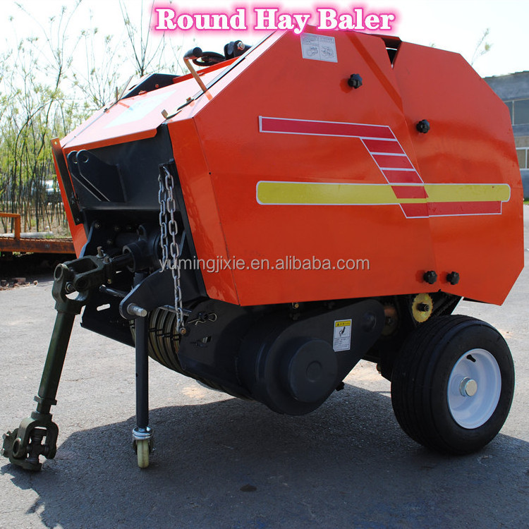 Multipurpose Hay And Straw Baling Machine Tractor Mini Hay Baler Machine Grass Round Baler