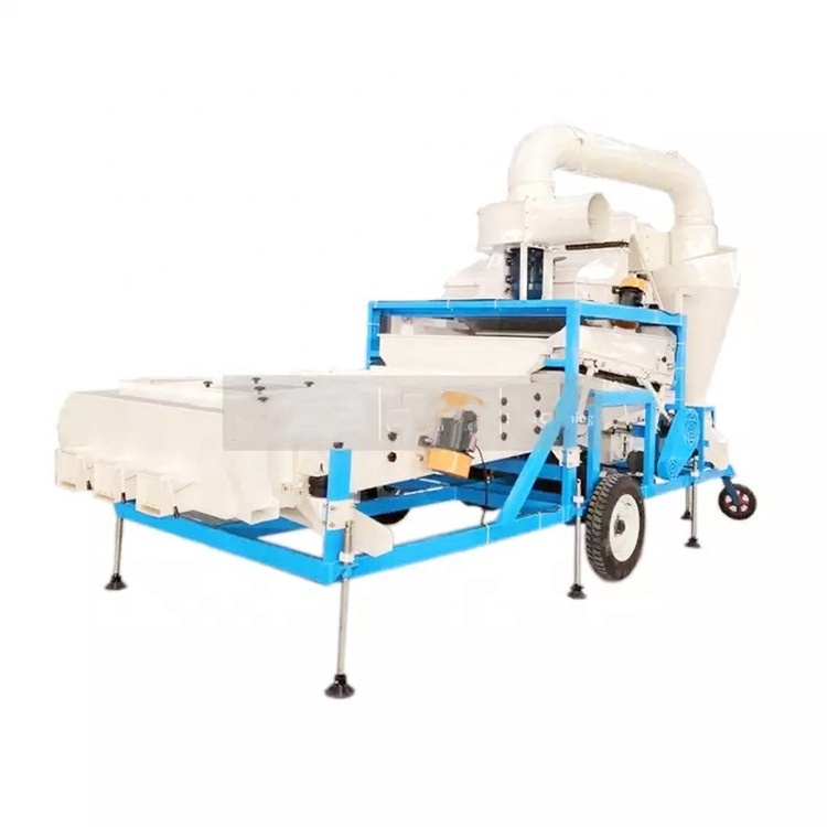 Buckwheat Oat Wheat Paddy Seed Cleaning Machine Mobile Combine Sesame Seed Cleaner