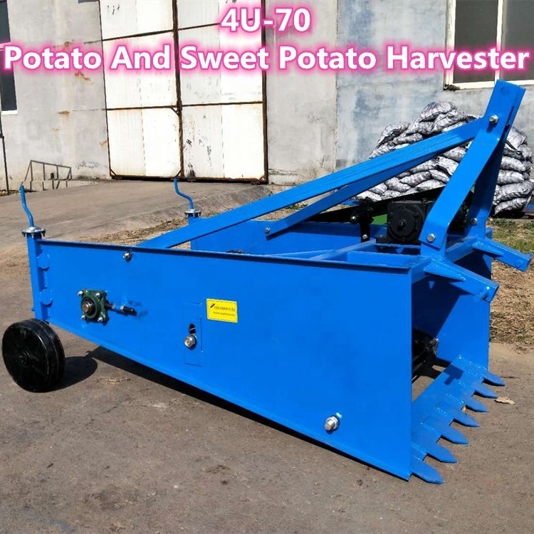 Taro Agricultural Tractor PTO Drive Herb Digger Harvester Machine on Sale Potato Harvesting Machine Price Sweet Mini Harvester