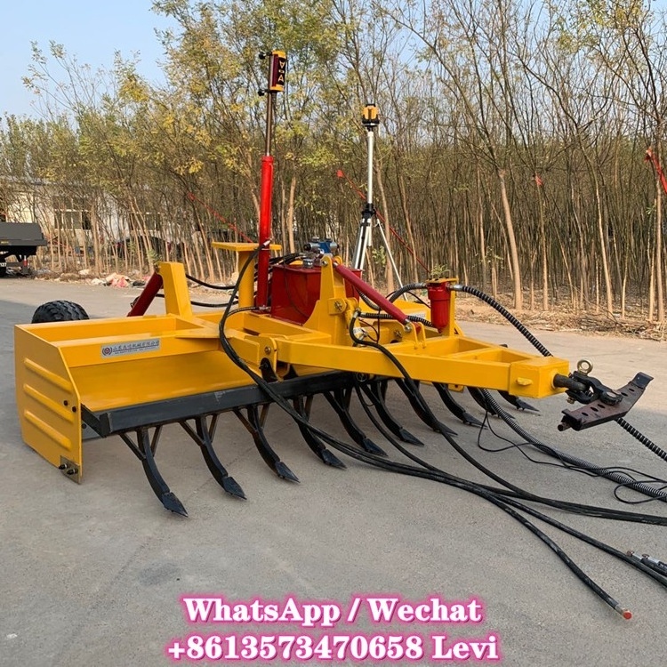 Agricultural Land Grader Machine Tractor Traction Laser Land Leveler For Sale