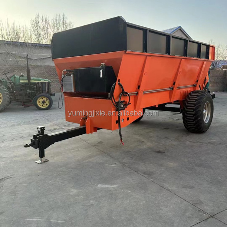 Farm Tractor Using Manure Fertilizer Spreader For Tractor PTO Mounted Fertilizer Salt Sand Spreader Machine