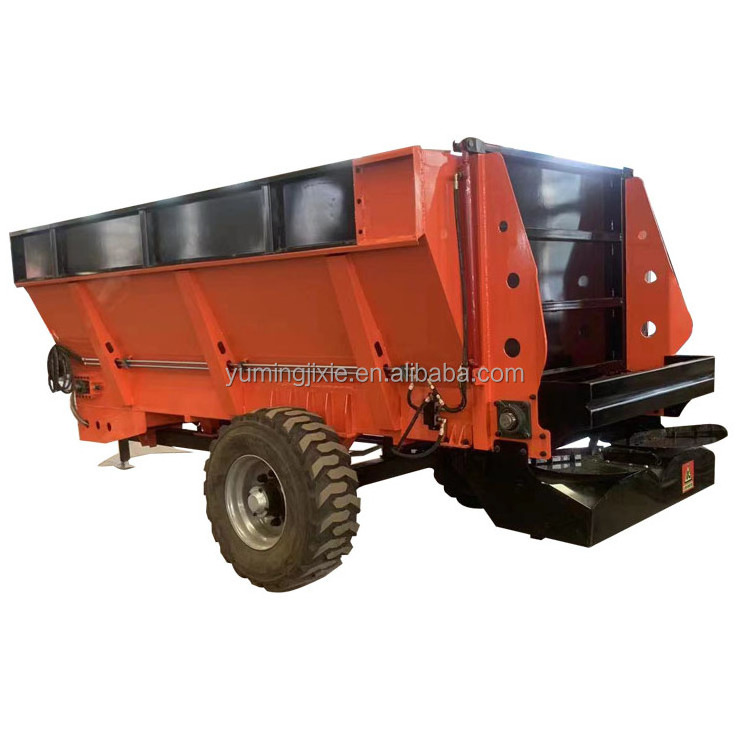 Agricultural fertilizer applicator tractor PTO organic fertilizer animal manure spreader