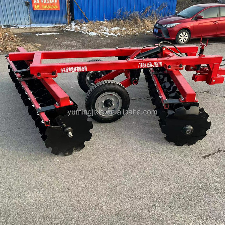 High Performance Agricultural Machinery 28 Disc Disc Rake Tractors Hydraulic Traction Heavy Duty Disc Harrow