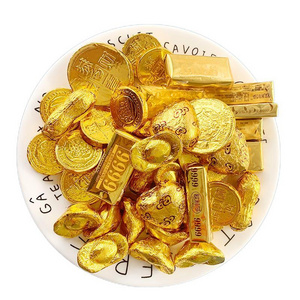 Yummeet custom chocolate coin golden Sweet golden dark chocolate suppliers