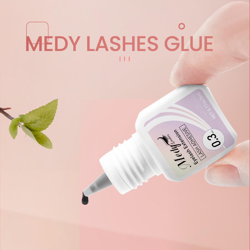 0.5 S Waterproof Lash Extensions Glue Clear Fast Drying Custom Lash Glue For Eyelash Extension Black Clear Korea Eyelash Glue