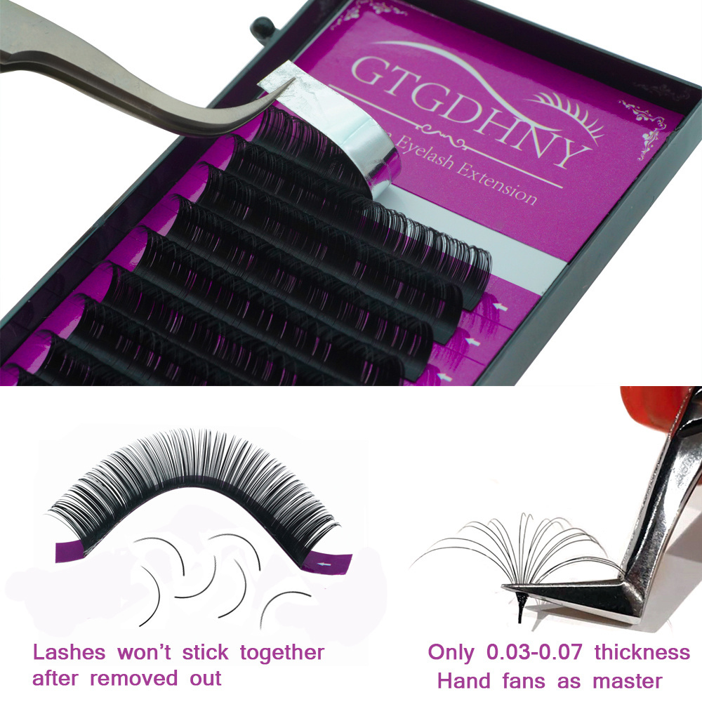 ash extension cc curl Black Matte Lashes Individual Premium Silk Eyelash Extension Glue 25mm volume eyelash extensions