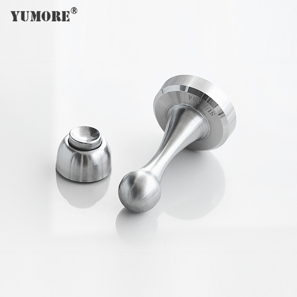 Custom stainless steel wall floor mounting door stops brass door stops heavy duty door holder magnet