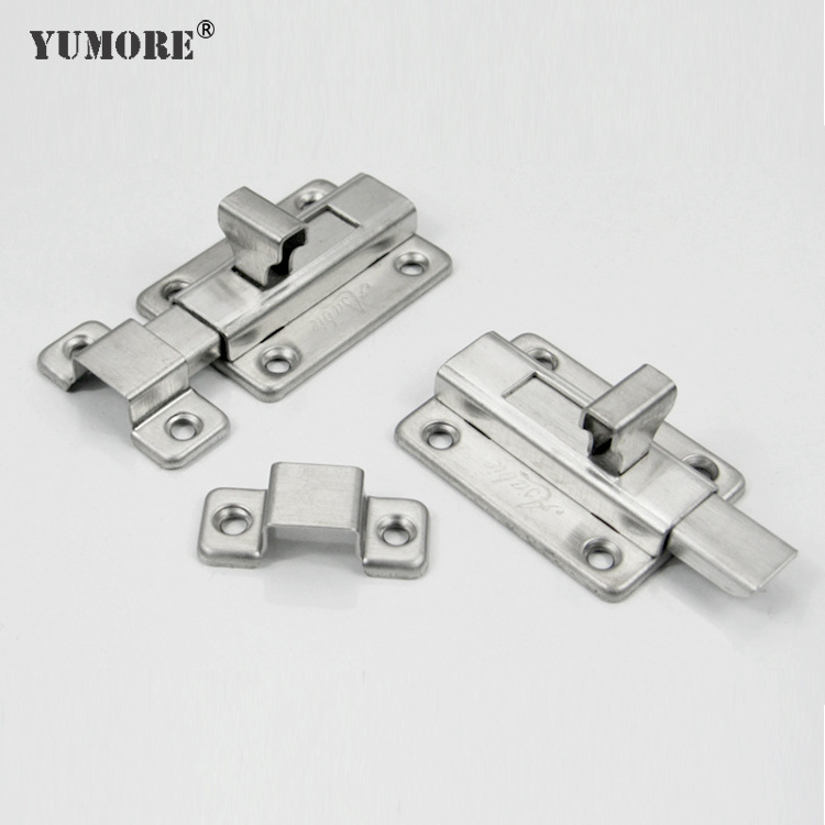 Door hardware aluminium door flush vertical plastic door bolt