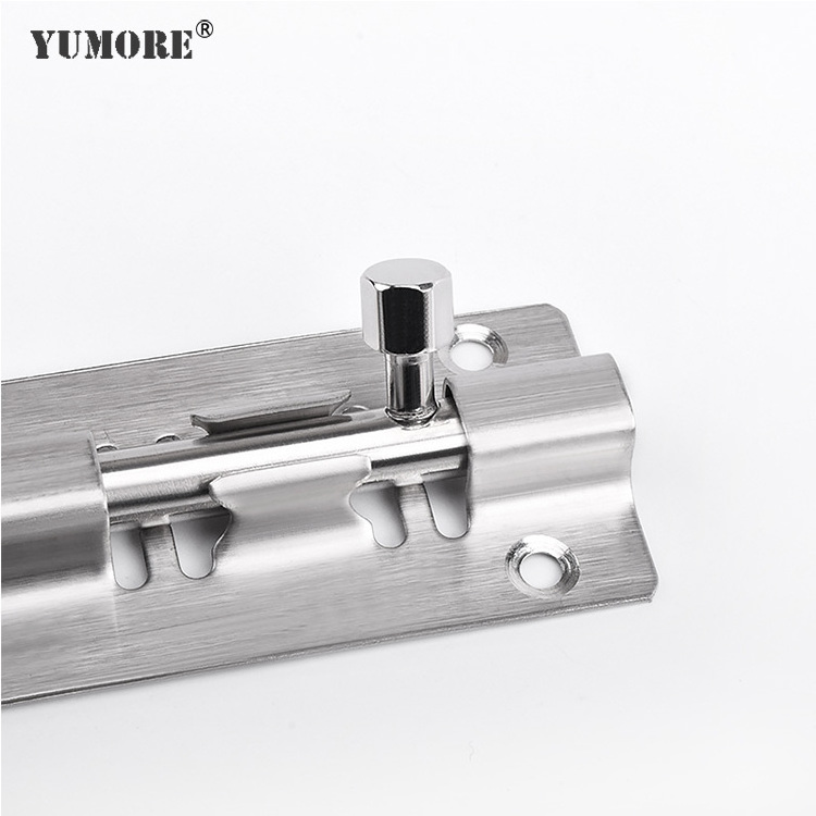 Factory stainless steel slide bolts for french doors double side sliding glass door lock