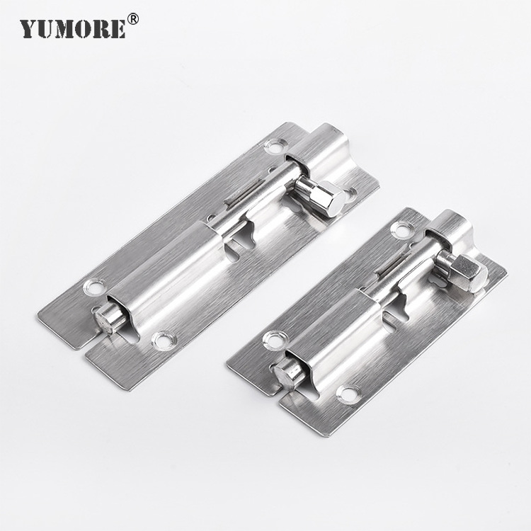 Factory stainless steel slide bolts for french doors double side sliding glass door lock