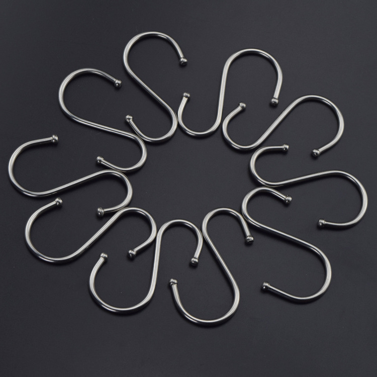 High quality stainless steel useful removable s hook outdoor s-hooks