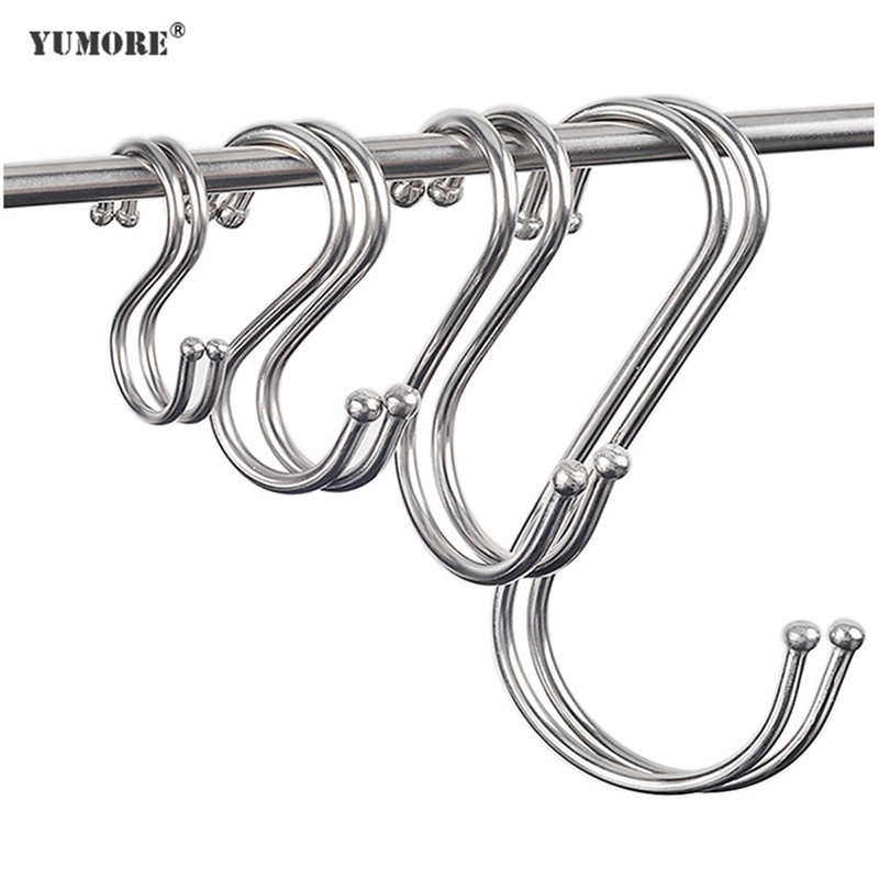 Stainless steel Furniture ware bikes large UK round S Shaped hangers s hooks for hanging plants