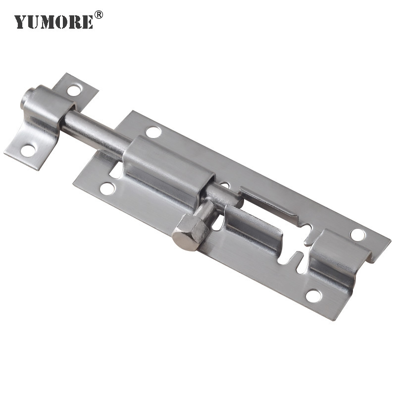 Stainless steel security small large slide flush surface polished chrome brass door barrel bolt