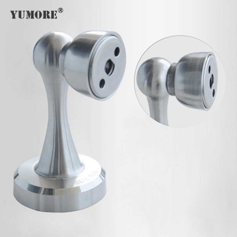 Custom stainless steel wall floor mounting door stops brass door stops heavy duty door holder magnet