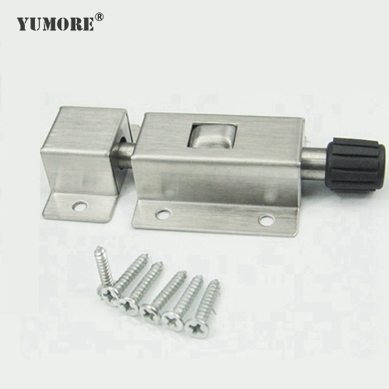 Commercial dead slide surface garage door track bolts and latches heavy duty entrance door lock