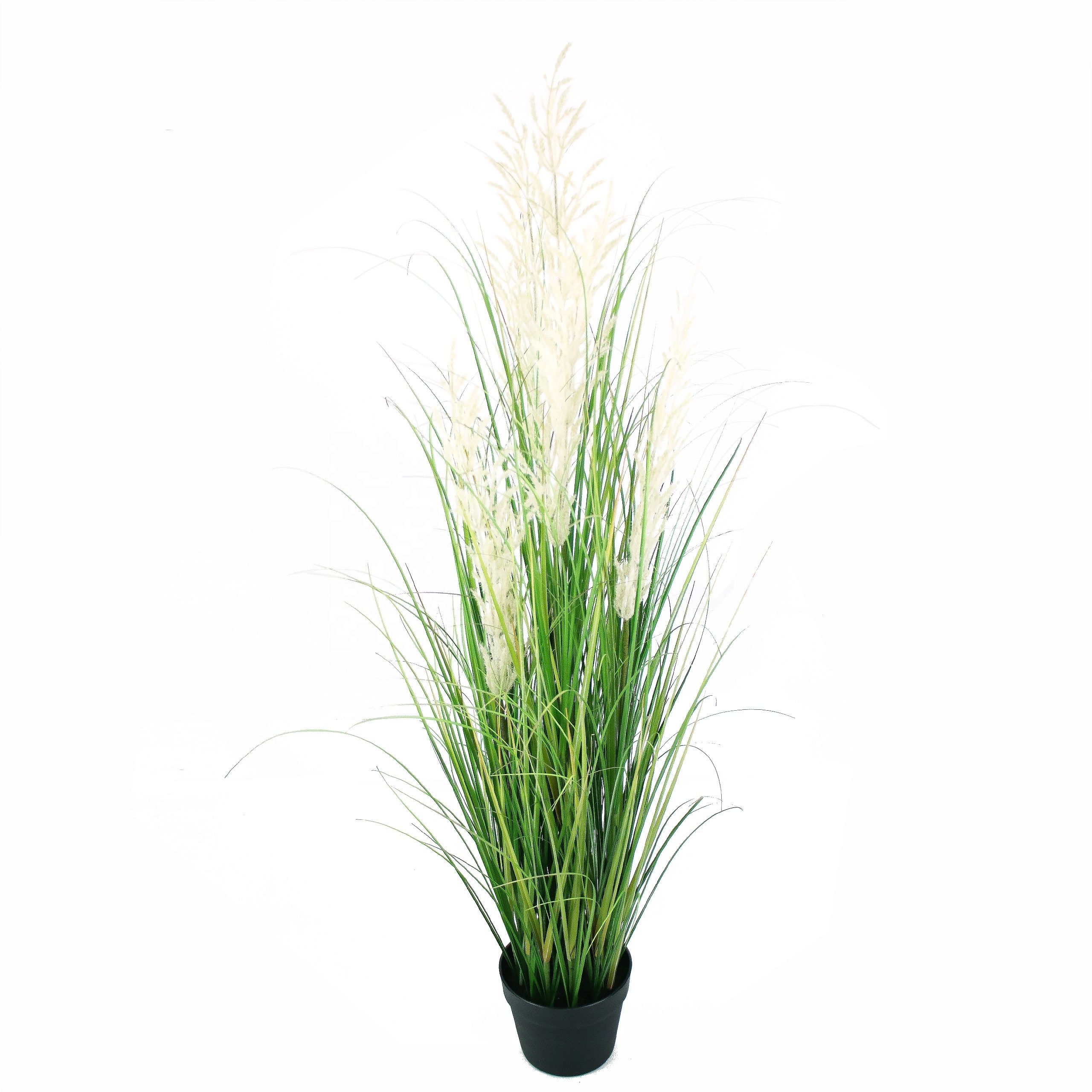 95cm high artificial reed flower grass with black pot for home decoration