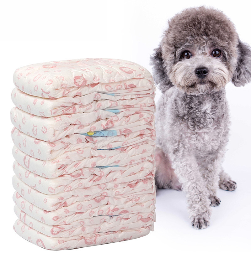 Disposable Stretchy Dog Diapers Waist Full Wrapped Super Absorbent Leak-Proof Training dog diapers