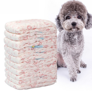 Disposable Stretchy Dog Diapers Waist Full Wrapped Super Absorbent Leak-Proof Training dog diapers