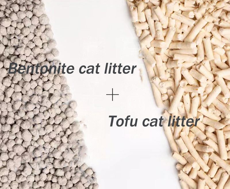 Selected Quality Pea Dregs Mix Cat Litter Clumping Tofu Cat Litter with Bentonite