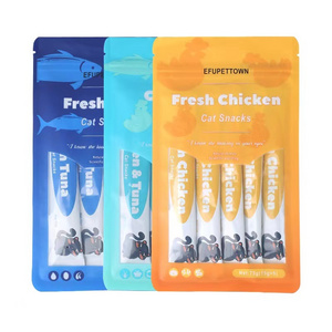 pet treats bisque lickable food wet natrual chicken Mixed Tune flavor cat wet food creamy cat treats