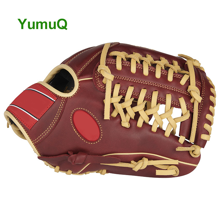 YumuQ New Hand Protection Comfortable Leather Baseball Pitcher Gloves For Students And Outdoor Activity