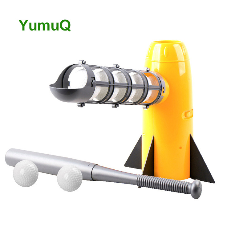 YumuQ 52cm ABS Plastic T-Ball Baseball Pitching Hitting Machine Toy Interactive Indoor Game For Teens Kids