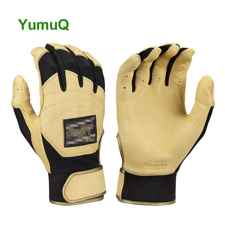 YumuQ Soft Japanese Baseball Batting Gloves Baseball Batting Hitting Gloves Wholesale Baseball Batting Gloves