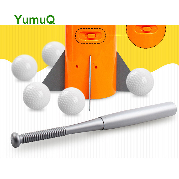 YumuQ 52cm ABS Plastic T-Ball Baseball Pitching Hitting Machine Toy Interactive Indoor Game For Teens Kids