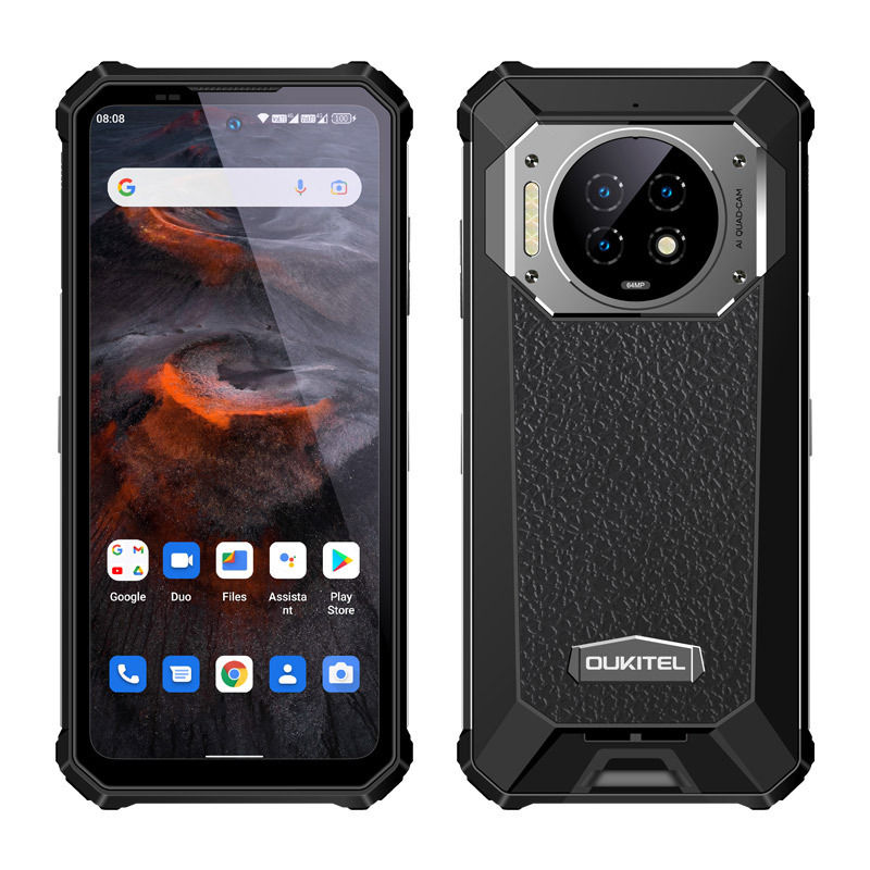 Oukitel Phones WP19 Rugged Smartphone 21000mAh 6.78 Inch FHD 8GB RAM 256GB ROM Night Vision Camera Android 12 Mobile Phones