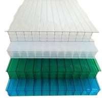 Greenhouse roof polycarbonate sheets clear alveolar policarbonato cellular hollow poly carbonate panel