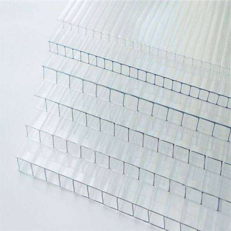 10 year warantys polycarbonate multiwall hollow twinwall sun panels  plastic roofing sheets for shed/carport/greenhouse