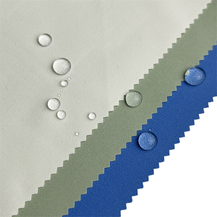 wholesale Waterproof weft stretch polyester bonded outdoor sports fabric