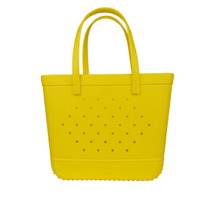 Hot Sale Eva Beach Tote Bag High Quality Bogg Silicone Large Beach Bag For Women