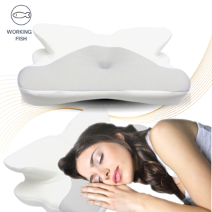 Cervical Neck Shoulder Memory Foam Pillow Butterfly Shape Memory Foam Cervical Contour Pillow