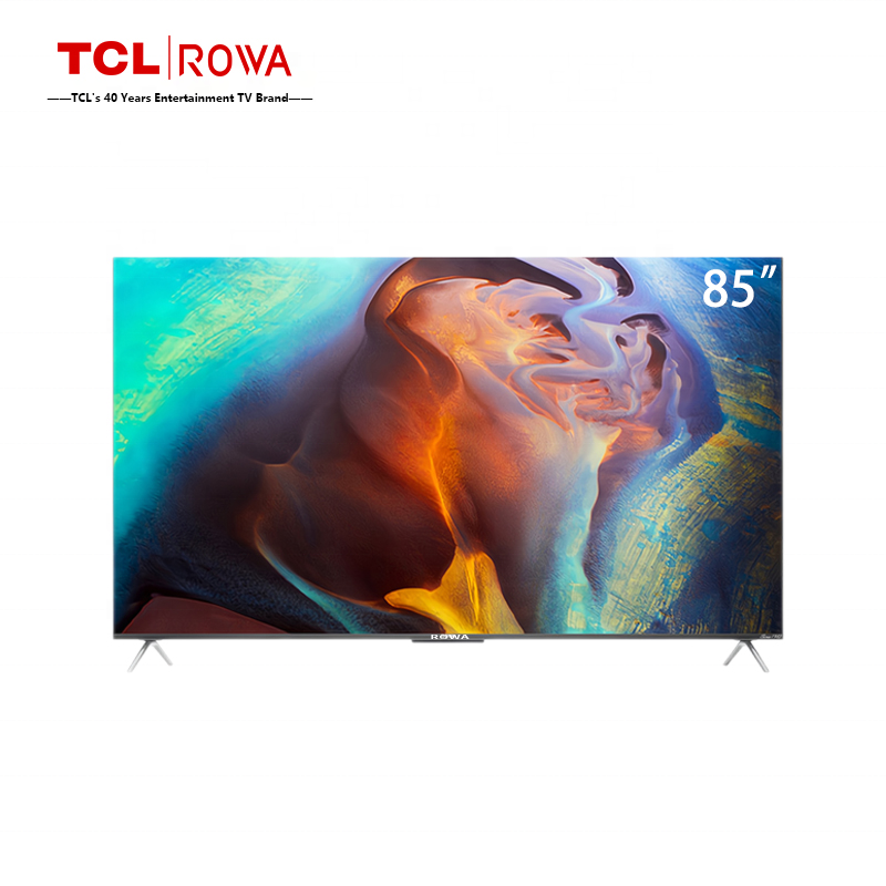 Factory Rowa led smart television 32 43 50 55 65 75 85inch smart KTV TVled smart tv 4k ultra hd television 70 inches smart tv