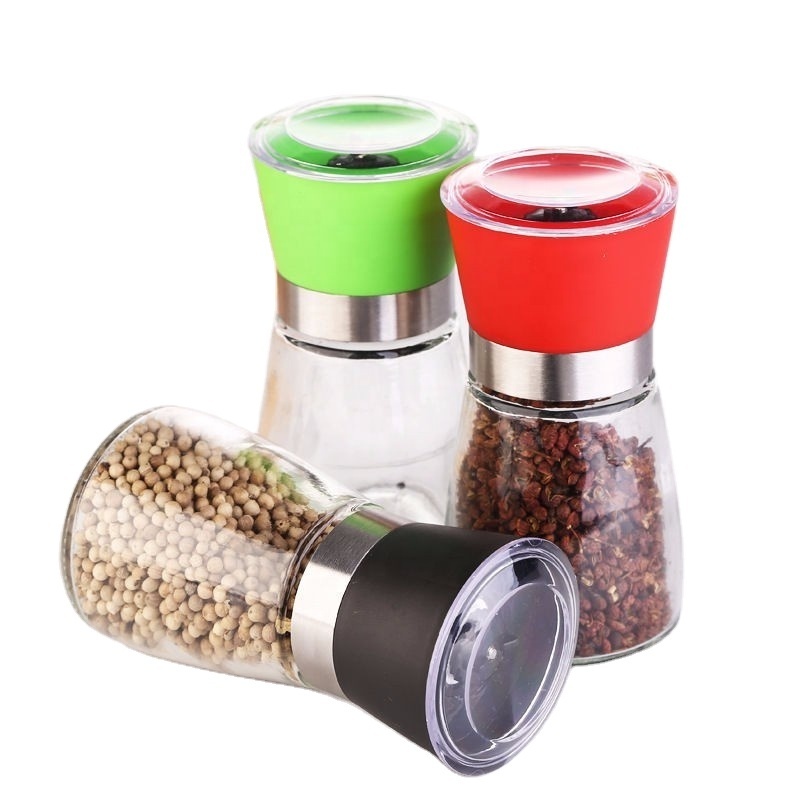 100ml 150ml 180ml 200ml 300ml Home High Grips Glass Salt or Pepper Grinder