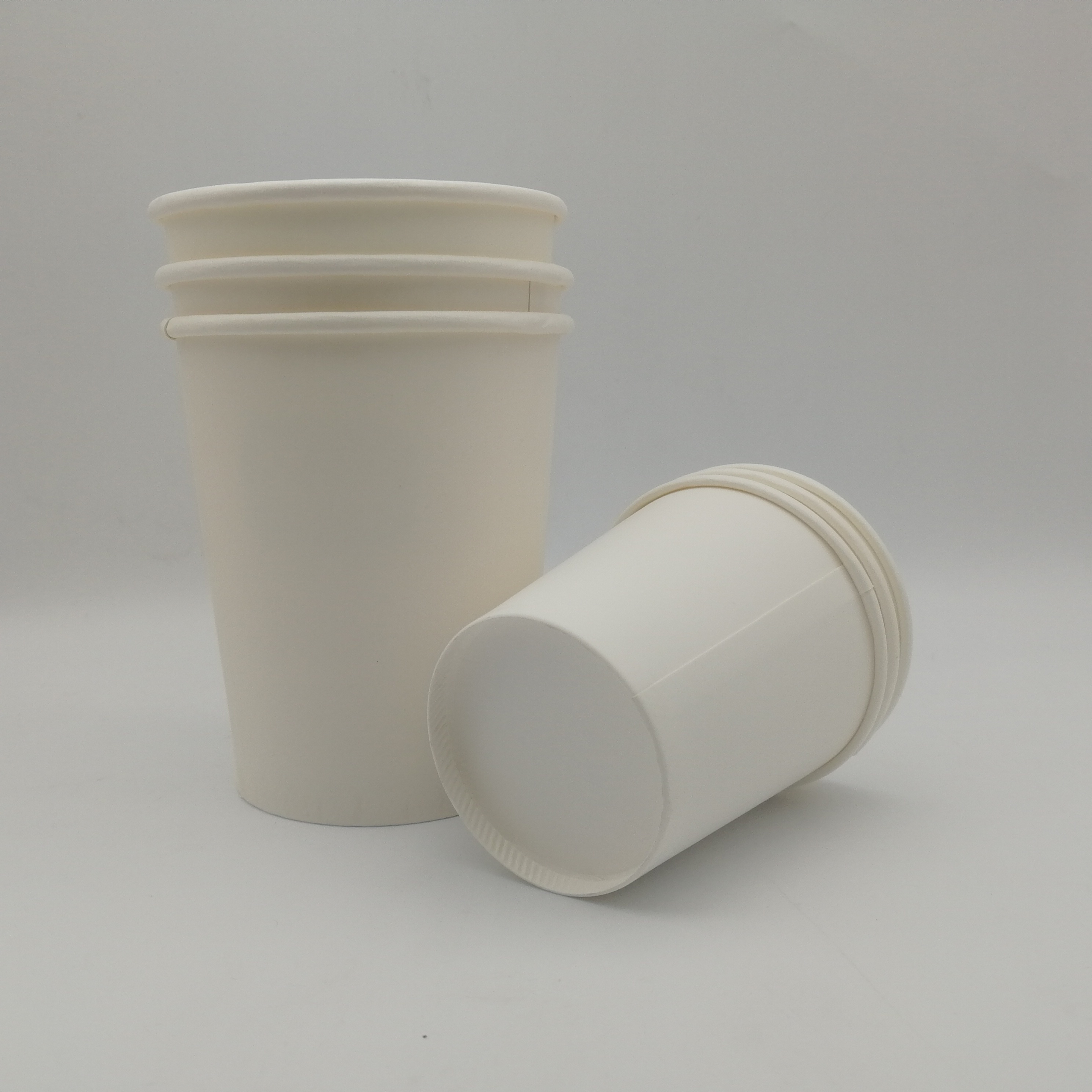 Recycled White Hot Drink 8 Oz Disposable Paper Coffee Cups