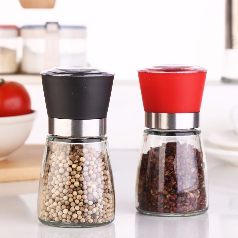 100ml 150ml 180ml 200ml 300ml Home High Grips Glass Salt or Pepper Grinder