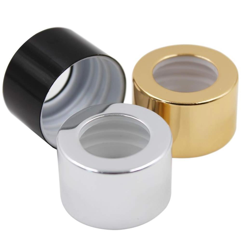 18mm,20mm,24mm28mm Feel Fragrance Glass Bottle Caps Replacement Diffuser Bottle Caps with Inside Silicone Stopper