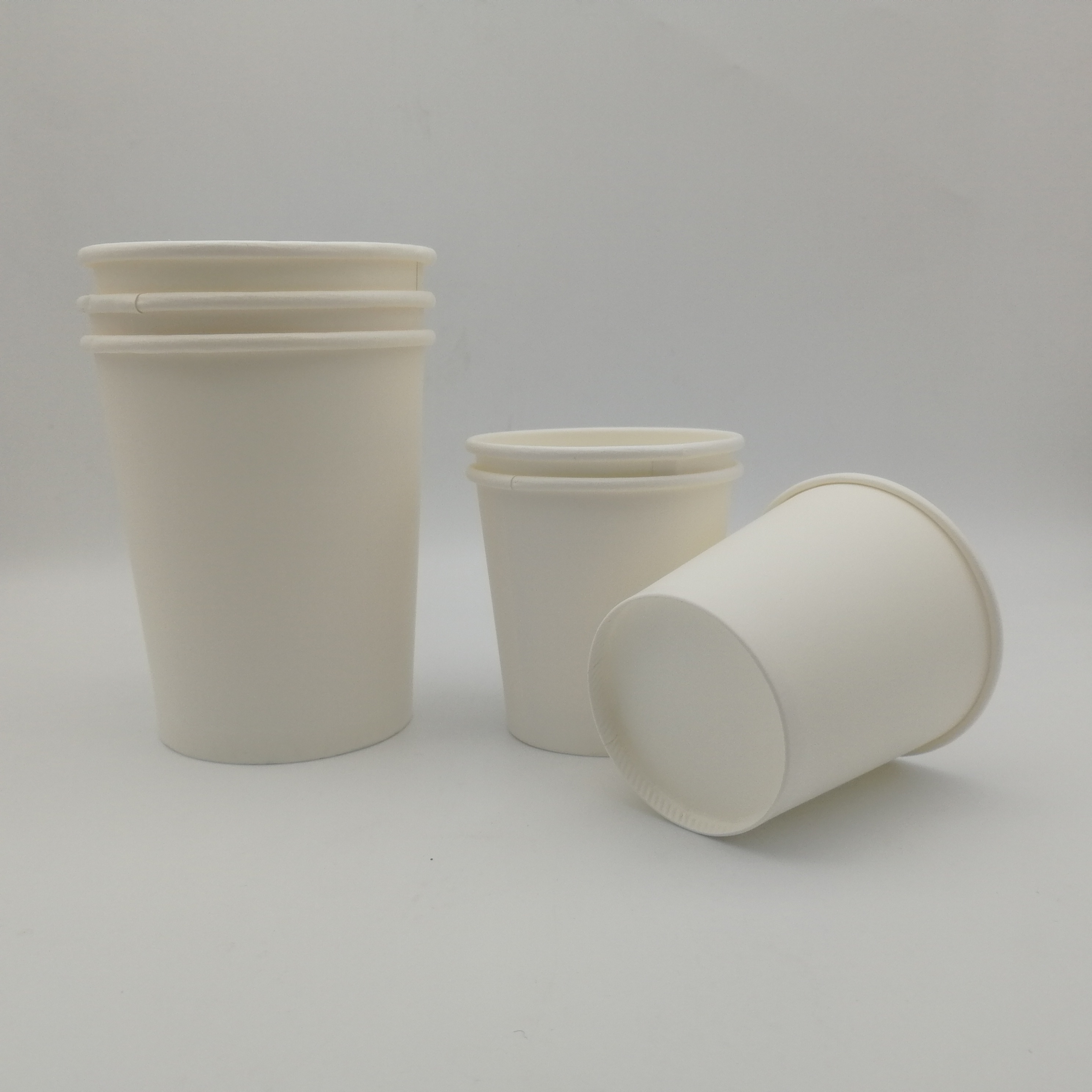 Recycled White Hot Drink 8 Oz Disposable Paper Coffee Cups