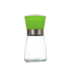 factory price 6oz 180ml Household Tools Glass Pepper Grinder Salt And Pepper Mill Glass Bottle