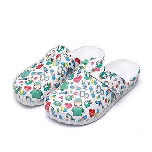 FREE SAMPLE Slippers Girl's EVA Shoes Creative Cartoon Nurse Shoes Women