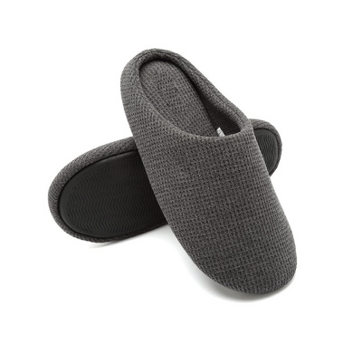 FREE SAMPLE Unisex Men's Women's Memory Foam Slippers Comfort Cotton-blend Closed Toe House Shoes Indoor Scuff