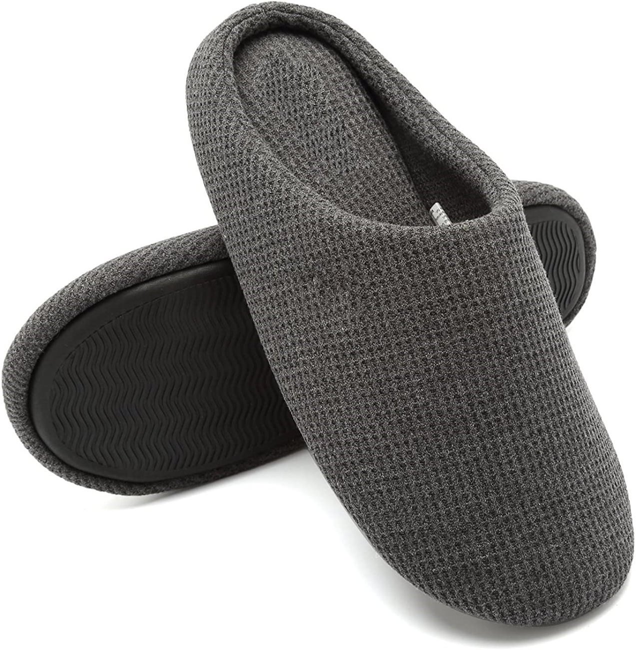 FREE SAMPLE Unisex Men's Women's Memory Foam Slippers Comfort Cotton-blend Closed Toe House Shoes Indoor Scuff