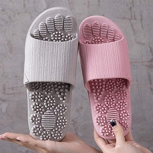 FREE SAMPLE Acupressure Massage Slippers Reflexology Sandals for Foot Acupoint Arch Pain Relief Non-Slip for Bath Shower